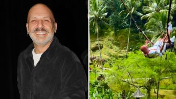 Νίκος Μουτσινάς: Κάνει κούνια πάνω από ένα καταπράσινο δάσος στο Μπαλί