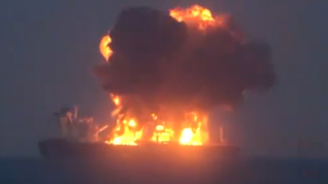 Οι Χούθι δημοσίευσαν βίντεο από την επίθεση στο ελληνόκτητο δεξαμενόπλοιο Sounion στα ανοιχτά της Υεμένης