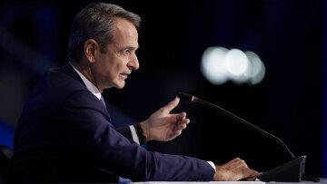 To σχέδιο τριετίας του Μητσοτάκη όπως παρουσιάστηκε στη ΔΕΘ