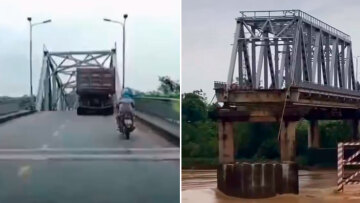 Τυφώνας Γιάγκι: Η στιγμή που καταρρέει γέφυρα στο Βιετνάμ και οχήματα πέφτουν στο νερό