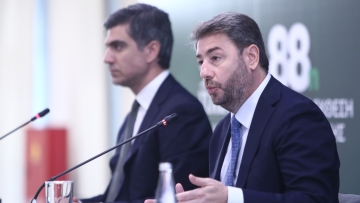 Ανδρουλάκης από τη ΔΕΘ: Σύντομο ανέκδοτο τυχόν συγκυβέρνηση του ΠΑΣΟΚ με τη ΝΔ