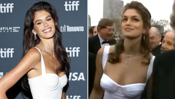 Σίντι Κρόφορντ: Η κόρη της αναβίωσε το λουκ που είχε η μητέρα της στην τελετή των Όσκαρ το 1993