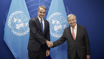 Μητσοτάκης - Γκουτέρες συζήτησαν για τη θητεία της Ελλάδας ως μη μόνιμο μέλος του Συμβουλίου Ασφαλείας