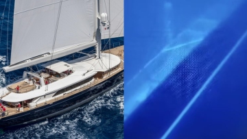 Bayesian: Οι πρώτες εικόνες του βυθισμένου γιοτ - Βρίσκεται σε 49 μέτρα βάθος