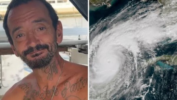 Φλόριντα: Ο «υπολοχαγός Νταν» αψηφά τον τυφώνα Μίλτον και μένει στο σκάφος του - Δείτε βίντεο