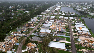 Τυφώνας Milton: Δείτε σε βίντεο από drone τις καταστροφές που άφησε πίσω του στη Φλόριντα