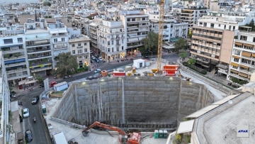 «Τρέχει» ο σταθμός «Κολωνάκι» της νέας Γραμμής 4 του Μετρό