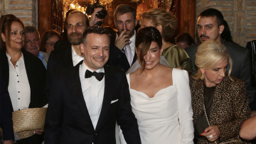 Παντρεύτηκε ο Χάρης Δούκας τη Γεωργία Πολυτάνου στη Θήβα - Βίντεο και φωτογραφίες 