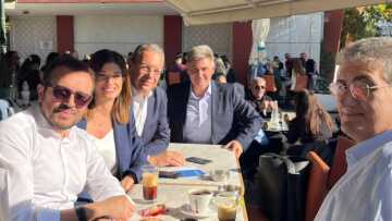 Το «γεύμα των πέντε» του ΣΥΡΙΖΑ στη Θεσσαλονίκη: Στο ίδιο τραπέζι Παππάς, Φαραντουρης και Φάμελλος