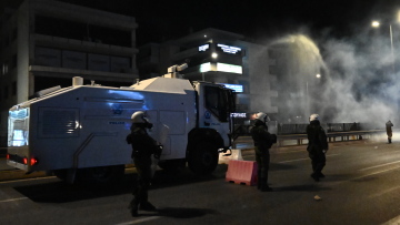 Άνοιξε η λεωφόρος Κηφισίας μετά τα επεισόδια έξω από το υπουργείο Πολιτικής Προστασίας