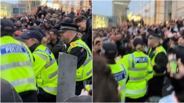 Βίντεο: Οι αστυνομικοί του Μάντσεστερ συμμετέχουν στο πάρτι των οπαδών του ΠΑΟΚ 