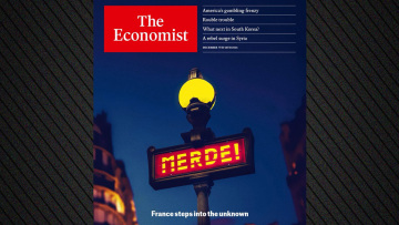 «Σκ...»: Το πρωτοσέλιδο του Εconomist μετά την κατάρρευση της κυβέρνησης Μπαρνιέ στη Γαλλία