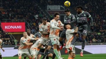 Serie A, Μίλαν-Ρόμα 1-1: Αλληλοεξοντώθηκαν στο Μιλάνο και έχασαν έδαφος - Δείτε τα γκολ 