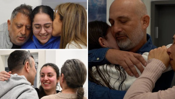 Οι συγκινητικές στιγμές της επανένωσης των τεσσάρων Ισραηλινών ομήρων με τις οικογένειες τους - Δείτε βίντεο