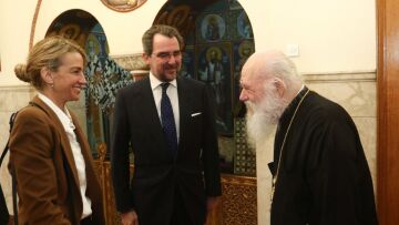 Νικόλαος Ντε Γκρες και Χρυσή Βαρδινογιάννη ζήτησαν την ευλογία του Αρχιεπισκόπου Ιερωνύμου - Οι πρώτες δηλώσεις πριν τον γάμο τους 