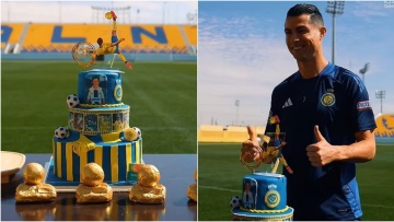 Κριστιάνο Ρονάλντο: Εντυπωσιακή τούρτα από την Αλ-Νασρ για τα 40ά του γενέθλια