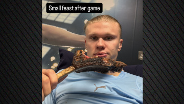 Ο Χαάλαντ έφαγε μια  tomahawk στα αποδυτήρια της Σίτι μετά από την τεσσάρα στη Νιούκαστλ - Φωτογραφία