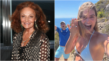 Νταϊάν φον Φίρστενμπεργκ: Η εγγονής της αρραβωνιάστηκε - Οι ευχές και το μονόπετρο από την πρόταση γάμου