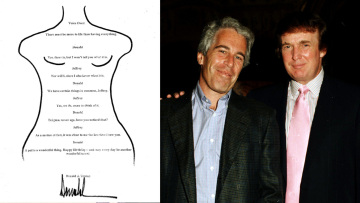 Wall Street Journal: Αυτό είναι το σκίτσο με τις ευχές του Τραμπ στον Επστάιν - Έχει την υπογραφή του
