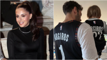 Η Αλεξάνδρα Νίκα φωτογράφισε τον Κωνσταντίνο Αργυρό αγκαλιά με τον γιο τους