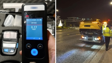 Οδηγός εγκατέλειψε το όχημά του σε στάση λεωφορείου όταν είδε μπλόκο για αλκοτέστ, επτά συλλήψεις στην Αττική