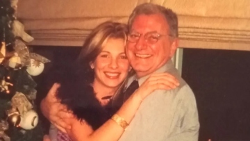 Το χριστουγεννιάτικο στιγμιότυπο με τη Μαρία Παναγοπούλου και τον Κώστα Χαρδαβέλλα