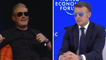 Το τρολάρισμα του Στάρμερ στον Μακρόν: Φόρεσε μαύρα γυαλιά και μίλησε γαλλικά, δείτε βίντεο