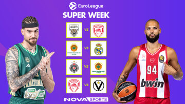 EuroLeague: H «Διαβολοβδομάδα» Νο8 στο παρκέ του Novasports! 