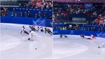 Χειμερινοί Ολυμπιακοί Αγώνες: Σκέιτερ «θέρισε» κάμεραμαν και έχασε το μετάλλιο, βίντεο
