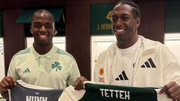 Παναθηναϊκός: Τεττέη και Ναν αντάλλαξαν φανέλες μετά τις «πράσινες» νίκες σε Europa League και Euroleague