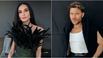 Ο Δημήτρης Γιαννέτος έκανε το «forest hair» χτένισμα στη Ντέμι Μουρ στα φετινά Όσκαρ