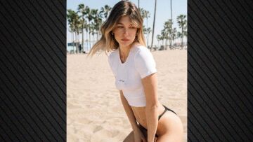 Κλέλια Ανδριολάτου: Οι πόζες σε παραλία του Λος Άντζελες, δείτε φωτογραφίες