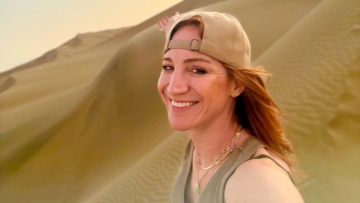 Η Στεφανία Γουλιώτη ταξίδεψε στο Περού, οι φωτογραφίες στην όαση Χουακατσίνα