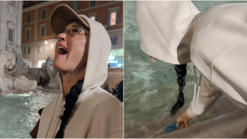 Η Κέιτι Πέρι έβαλε την πιστωτική της κάρτα στη Φοντάνα ντι Τρέβι γιατί δεν είχε ψιλά, δείτε βίντεο