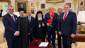 Τραμπ και Πατριάρχης Θεόφιλος συζήτησαν για την προστασία των χριστιανών στη Μέση Ανατολή 