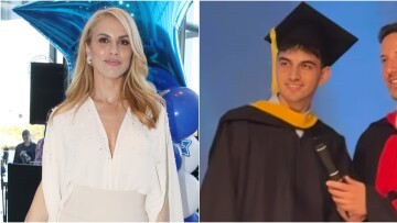 Περήφανη η Ντορέττα Παπαδημητρίου στην αποφοίτηση του γιου της: Μπράβο παιδάκι μου, φώναζε