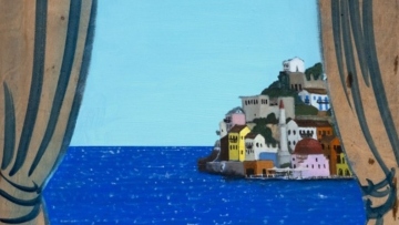 Η πρώτη διεθνής έκθεση ζωγραφικής του Norman Hyams έρχεται στην Πάτμο