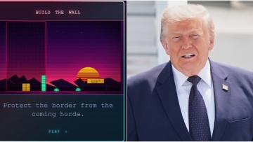 Η εταιρεία του Tetris «αδειάζει» τον Λευκό Οίκο για το παιχνίδι «Χτίσε το Τείχος»