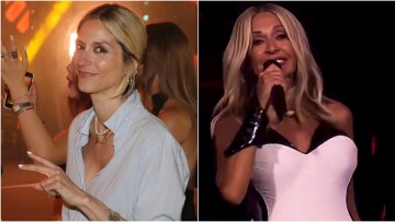 Η Σοφία Καρβέλα ήρθε από τις ΗΠΑ στην Αθήνα για ένα βράδυ για τη μεγάλη συναυλία της μητέρας της στο ΟΑΚΑ