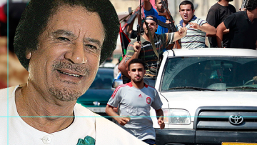 Γλίτωσε τελευταία στιγμή τη σύλληψη ο Καντάφι