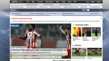  Αποθέωση από το site της UEFA για τον Ολυμπιακό