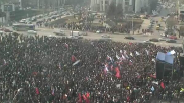 Ουκρανία: Ογκώδης διαδήλωση υπέρ του Γιανουκόβιτς