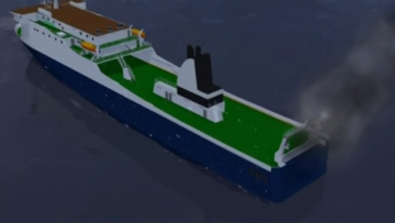 Δείτε βίντεο που αναπαριστά πώς εκδηλώθηκε η φωτιά στο Norman Atlantic 