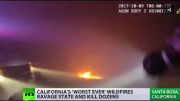 Συγκλονιστικό βίντεο: Αστυνομικοί στην Καλιφόρνια σώζουν κόσμο μέσα στις φλόγες!