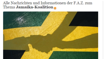 FAZ: Έρχονται νέες εκλογές μετά το κενό των διαπραγματεύσεων για την «Τζαμάικα»;