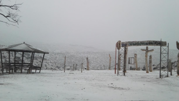 Ο καιρός μας «δείχνει τα δόντια του»: Η Πάρνηθα «ντύθηκε» στα λευκά! 