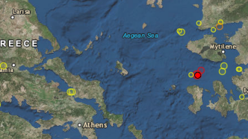 Σεισμός 4 Ρίχτερ κοντά στη Μυτιλήνη