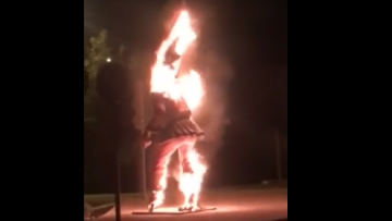 Πάτρα: Προσαγωγή ιερέα ως υπόπτου για εμπρησμό σε καρναβαλικούς μπάστακες