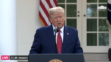 Κορωνοϊός στις ΗΠΑ: «Σύντομα οι αναπνευστήρες θα είναι περισσότεροι από όσους χρειάζονται» λέει ο Τραμπ