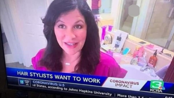 Κορωνοϊός: Ρεπόρτερ έκανε live μετάδοση από το μπάνιο της και η κάμερα «έπιασε» μια γυμνή φιγούρα